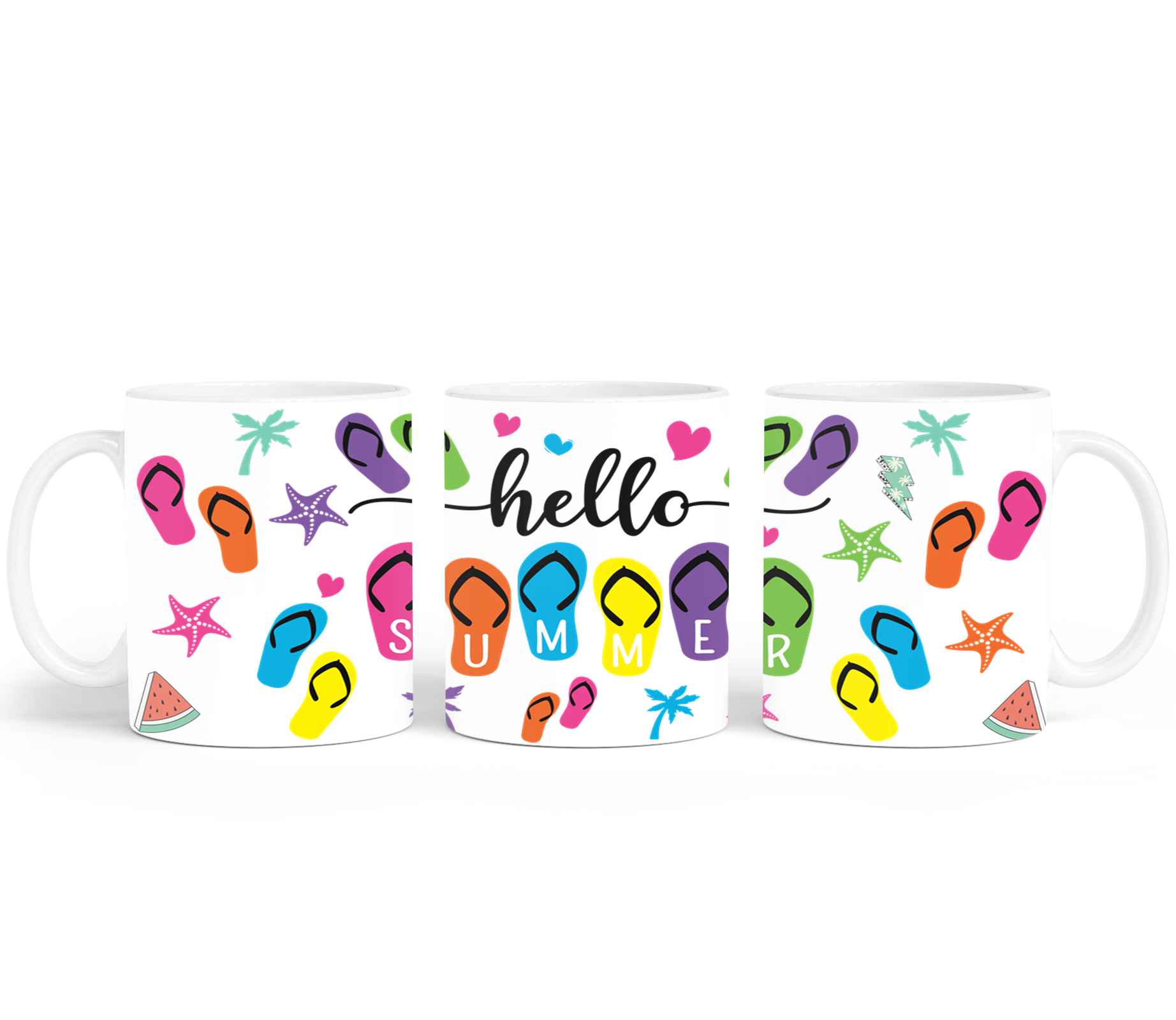 Hello Summer Flip Flops-10641